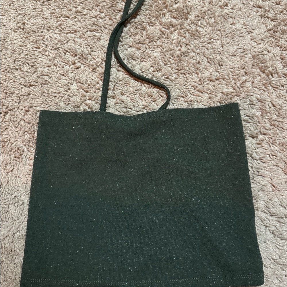 Dark green Sparkly top
